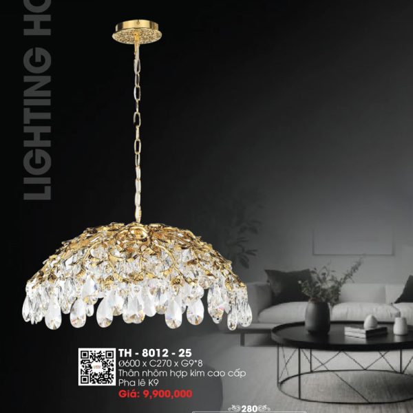Đèn Thả LED Pha Lê TH-8012-25