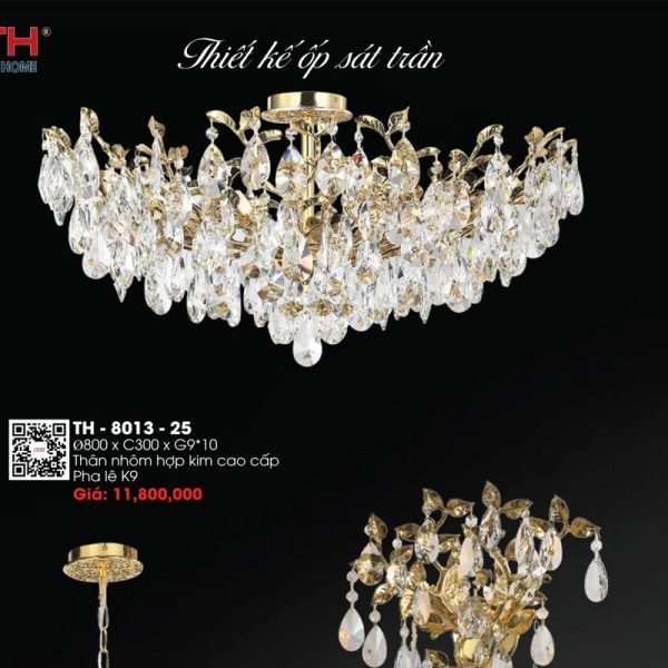 Đèn Thả LED Pha Lê TH-8013-25