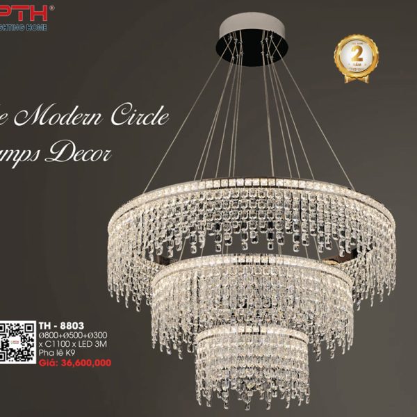 Đèn Thả LED Pha Lê TH-8803