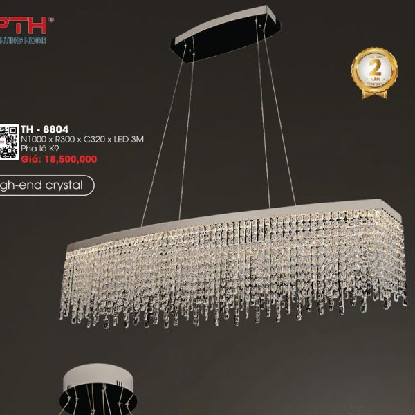Đèn Thả LED Pha Lê TH-8804