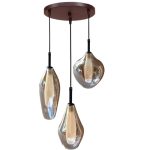 Đèn Thả Thuỷ Tinh TT42T3 Tròn