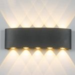 Đèn Gắn Tường Ngoài Trời VNT-625-19 ĐEN