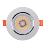 LED Downlight âm trần Chiếu điểm, Điều chỉnh hướng sáng 12W ánh sáng vàng DLA-12V