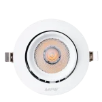 LED Downlight âm trần Chiếu điểm, Điều chỉnh hướng sáng 20W ánh sáng vàng DLA-20V