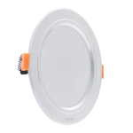 LED Downlight âm trần nhôm, viền bạc 12W - 3 chế độ màu DLB2-12/3C