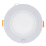 LED Downlight âm trần nhôm viền trắng 7W ánh sáng trắng DLT2-7T