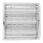 Bộ máng xương cá LED Tube thuỷ tinh 3 bóng 0.6m ánh sáng trắng MATL-310T