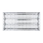 Bộ máng xương cá LED Tube thuỷ tinh 3 bóng 1.2m ánh sáng trắng MATL-320T