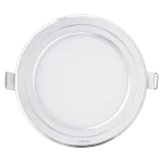 LED Panel âm trần nhôm viền bạc mặt tròn 12W phi nhỏ - 3 chế độ màu RPL-12S/3C/S