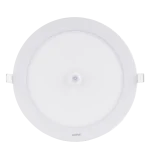 LED Panel âm trần nhôm, mặt tròn, cảm biến chuyển động 12W ánh sáng trắng RPL-12T/MS