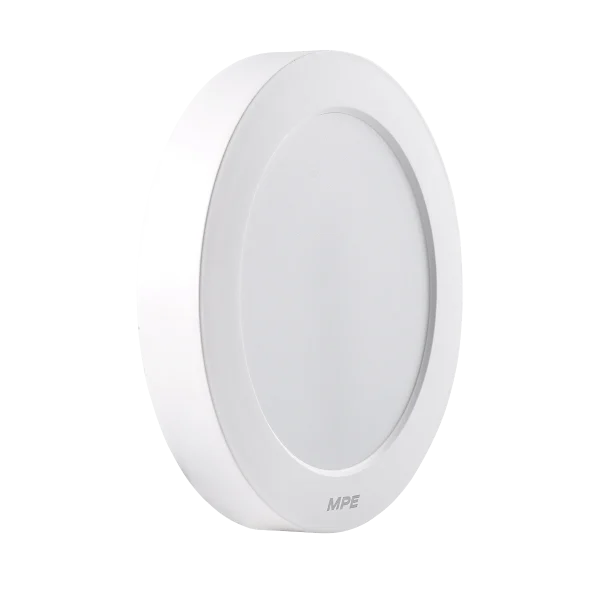 LED Panel ốp nổi nhựa, mặt tròn 18W ánh sáng vàng SRPL2-18V