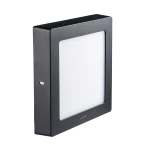 LED Panel ốp nổi nhựa đen, mặt vuông 24W ánh sáng vàng SSPLB2-24V